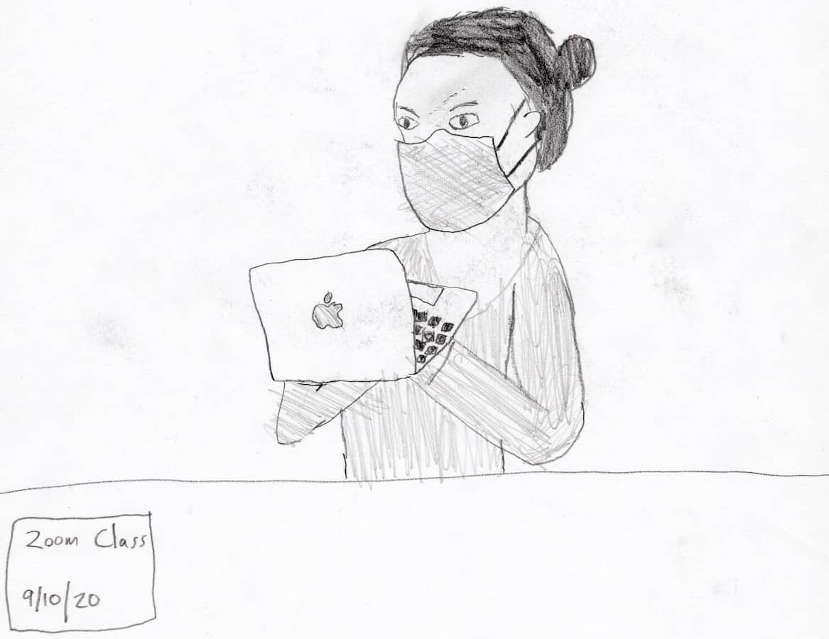 Artwork titled 'Zoom Class' on 2020.09.10