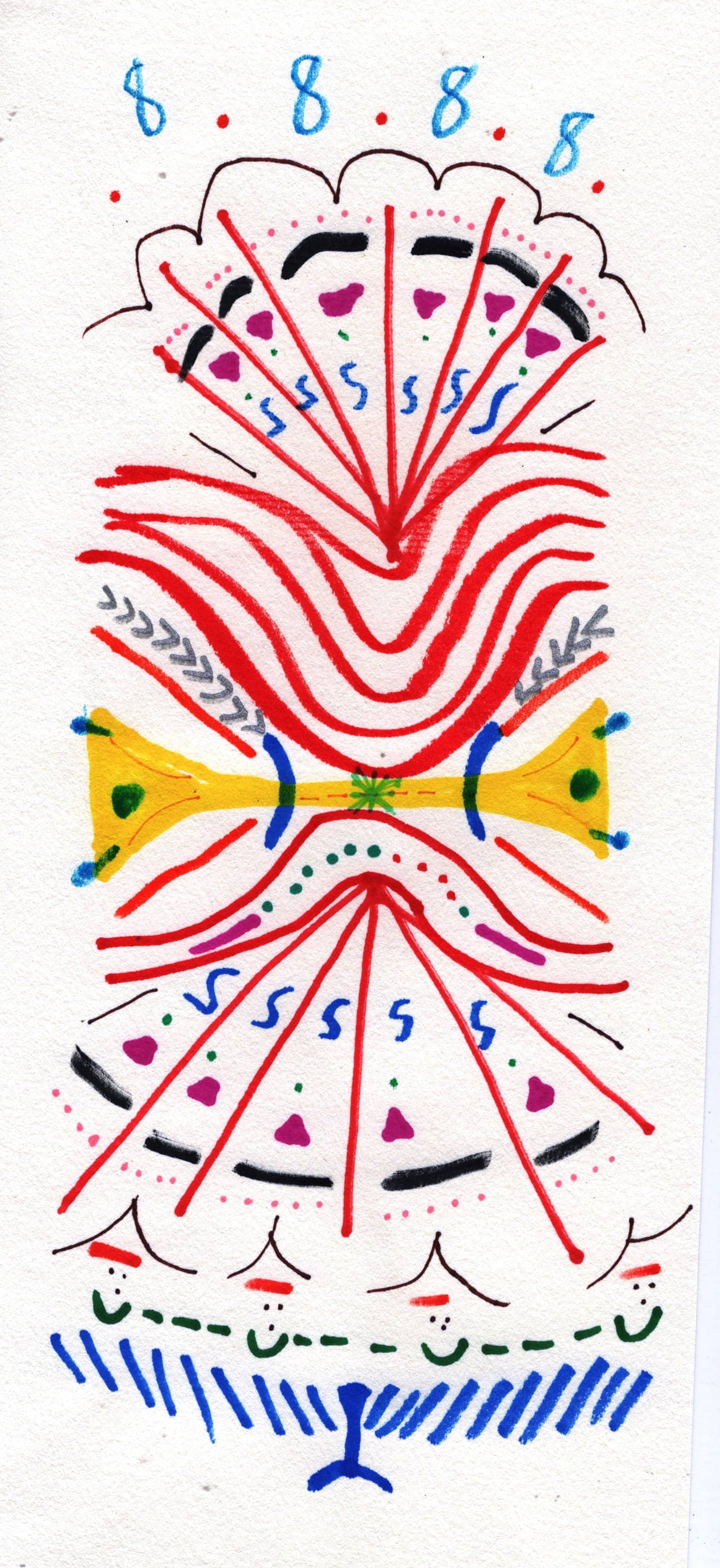 Artwork titled 'Chaotic Excitement' on 2021